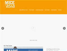 Tablet Screenshot of miceinasia.com